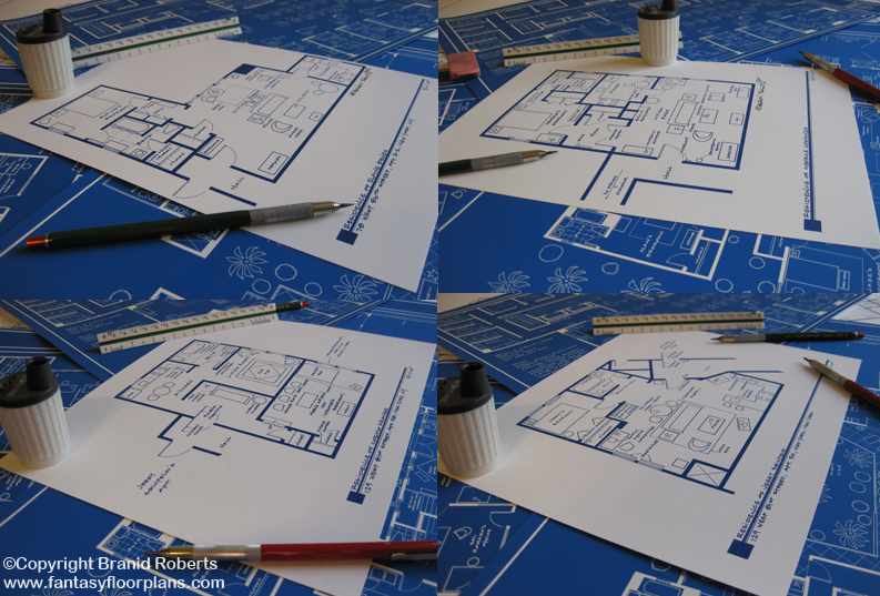 Seinfeld Apartment Floor Plans (Set of 4)
