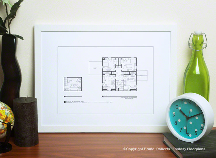 Family Guy House Layout: 2nd Floor