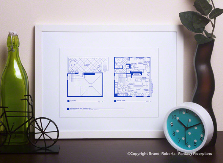 Magnum, P.I., House Floor Plan: Estate of Robin Masters image