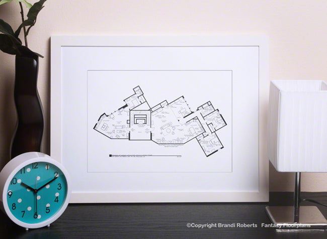 The Big Bang Theory Apartment Floor Plan