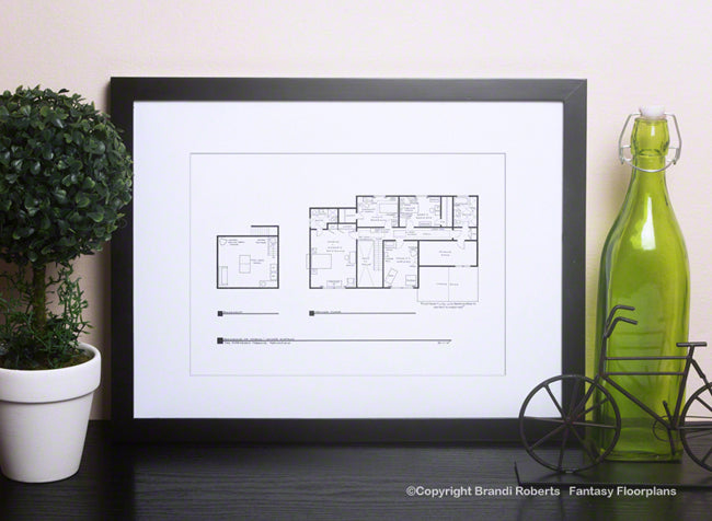 The Simpsons House Layout: 2nd Floor