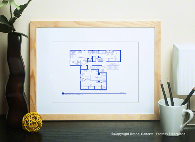 The Brady Bunch House Floor Plan: 2nd Floor image