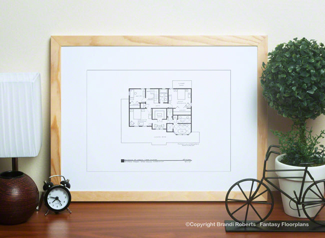 Lorelai's House Floor Plan: 2nd Floor