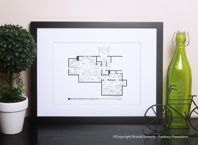 Laverne and Shirley Apartment Floor Plan