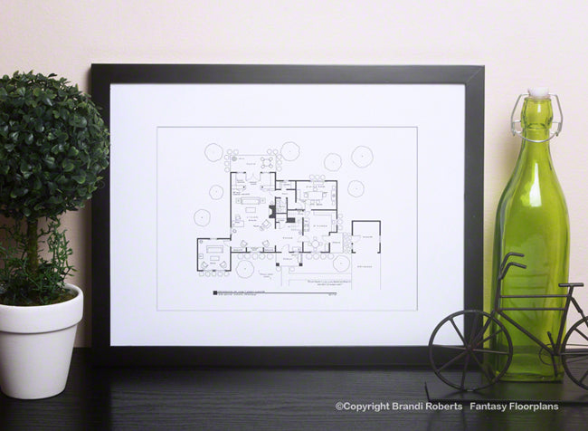 Leave It to Beaver: Cleaver House Floor Plan (1st Floor)