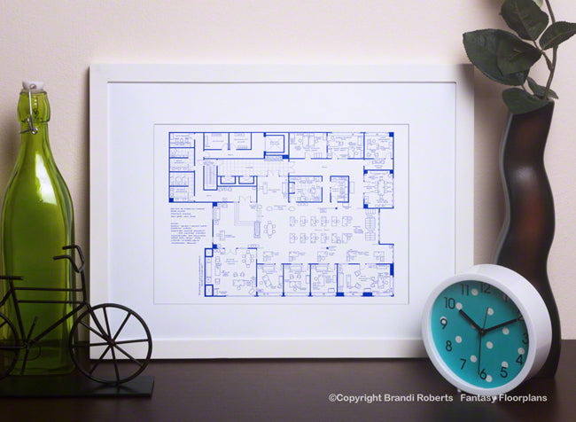 Mad Men Office Floor Plan: 23nd Floor image
