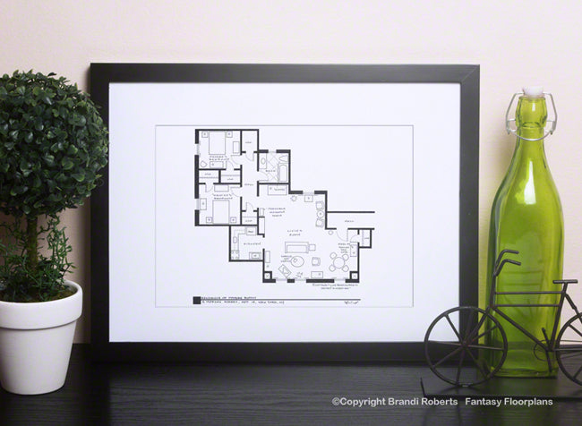 Friends Apartment Floor Plan: Phoebe
