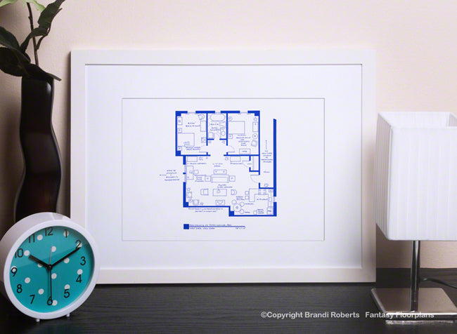 Friends Apartment Floor Plan: Ross