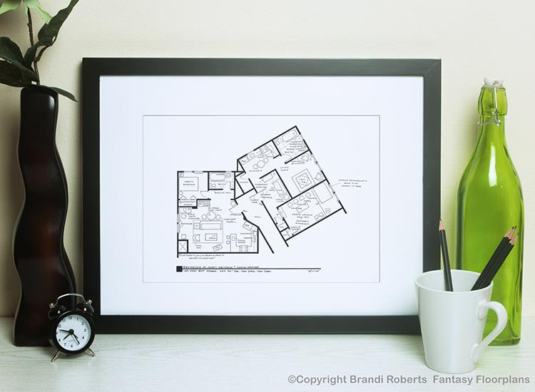Seinfeld Apartment Layout image