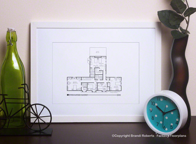 Father Knows Best House Floor Plan (2nd Floor)