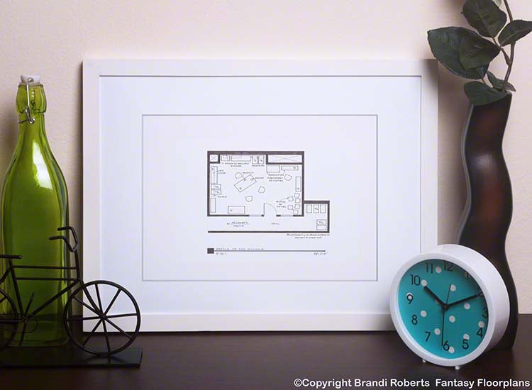 The X-Files Floor Plan: Mulder's Office