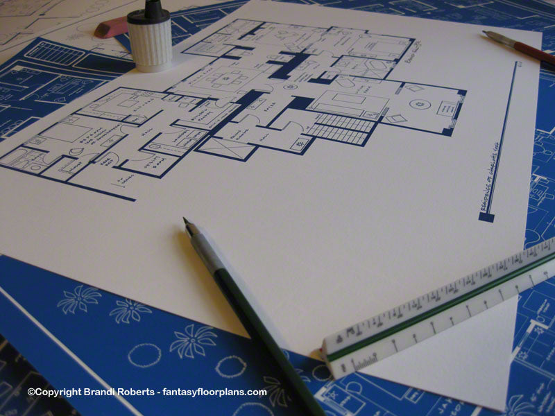 Sex and the City Apartment Floor Plans (Set of 5)