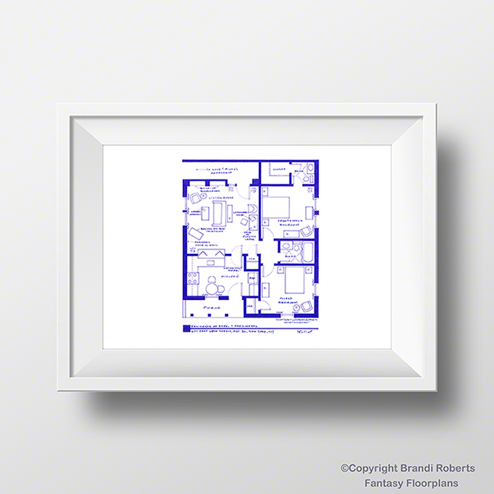 Fred and Ethel's Apartment Floor Plan