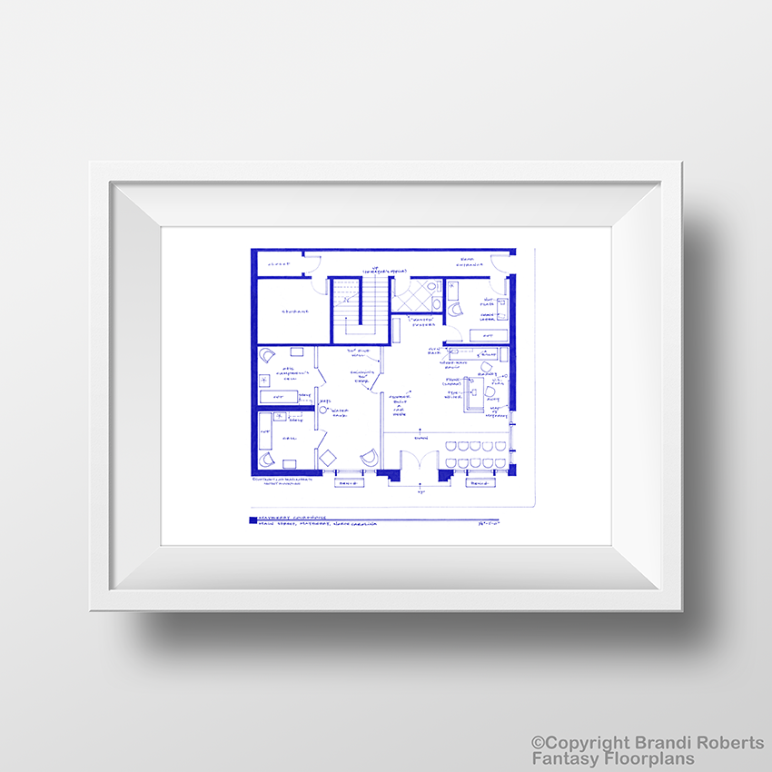 The Andy Griffith Show Floor Plan: Mayberry Courthouse