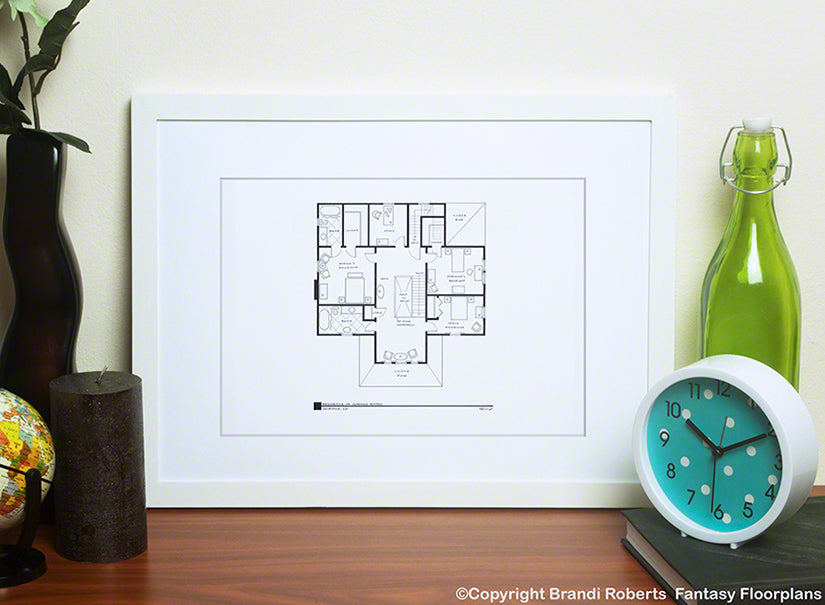 Psycho House Floor Plan (2nd Floor)