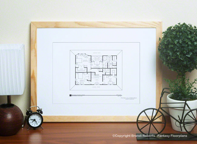 Revenge House Floor Plan: Emily Thorne (2nd Floor)