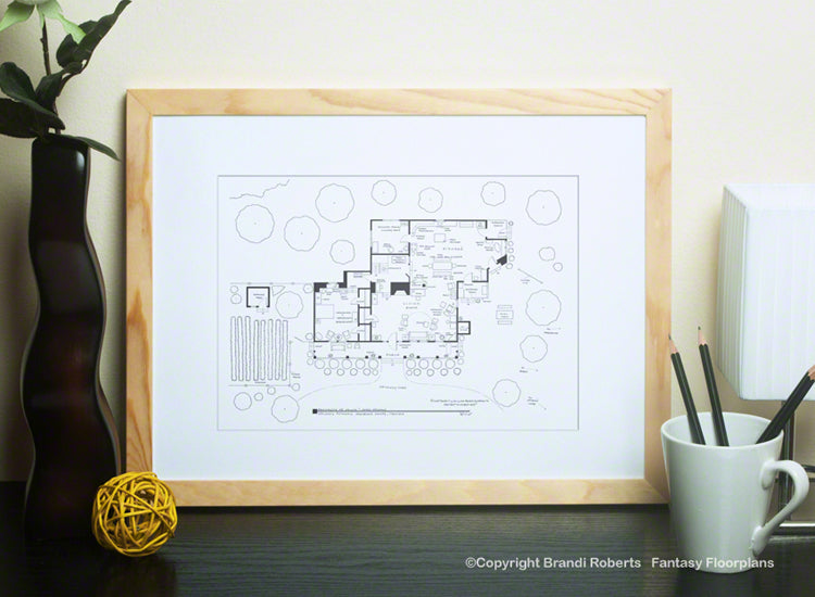 The Waltons House Floor Plan (1st Floor)