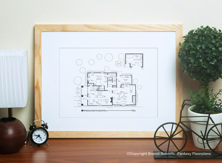 Roseanne House Layout: 1st Floor