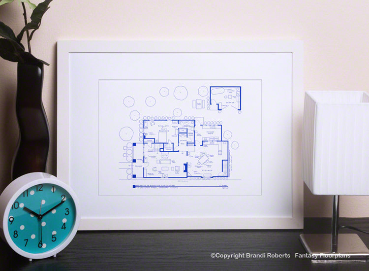 Roseanne House Layout: 1st Floor