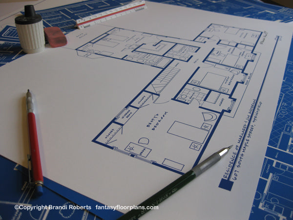 Father Knows Best House Floor Plan (2nd Floor)
