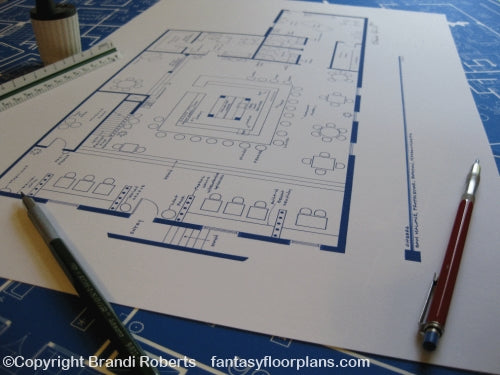 Cheers Bar in Boston Floor Plan