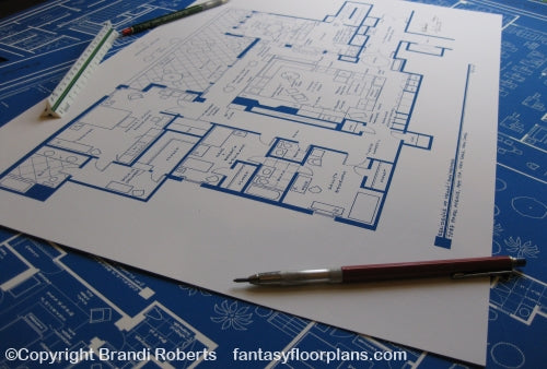 Don Draper Apartment Floor Plan (With Megan)