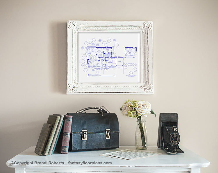 I Dream of Jeannie House Floor Plan