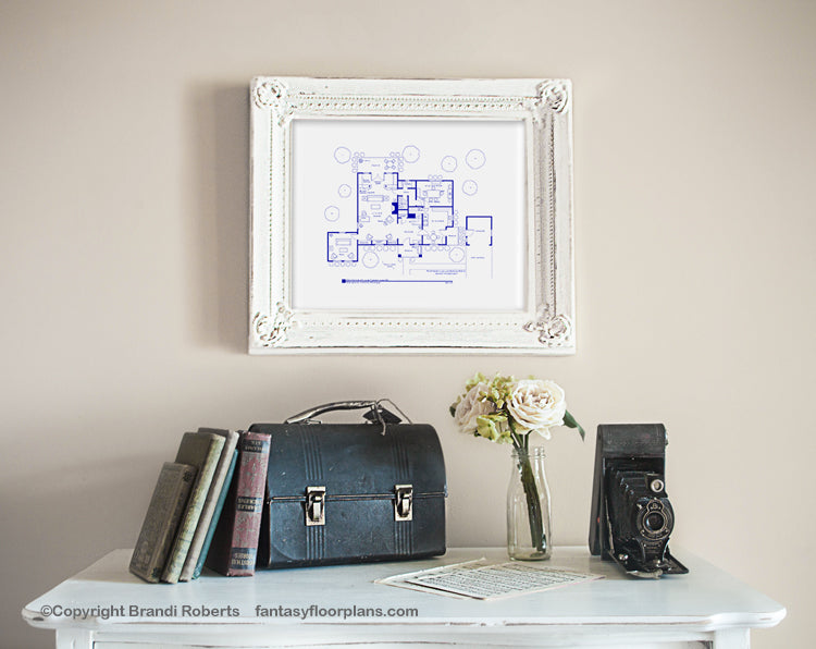 Leave It to Beaver: Cleaver House Floor Plan (1st Floor)