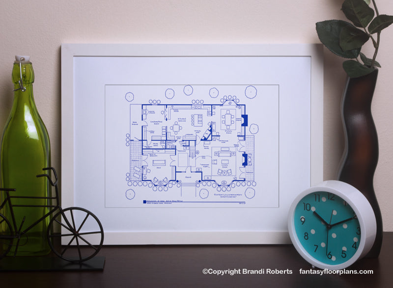 Bree Van De Camp House Floor Plan: 2nd Floor