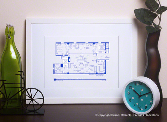 How I Met Your Mother Floor Plan: Ted, Lily, and Marshall's Apartment image