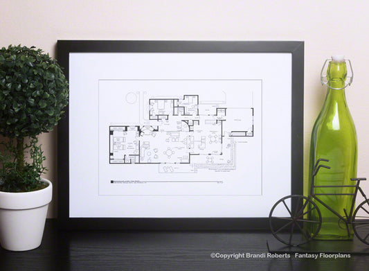 Dick Van Dyke House Floor Plan