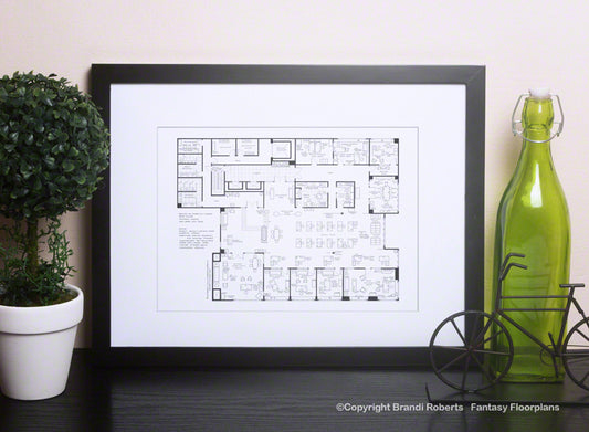 Mad Men Office Floor Plan: 23nd Floor