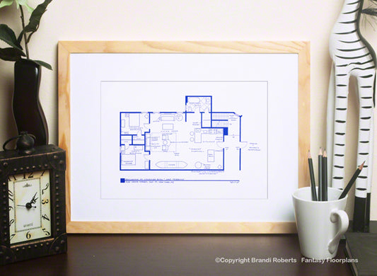 Friends Apartment Floor Plans (Set of 4)