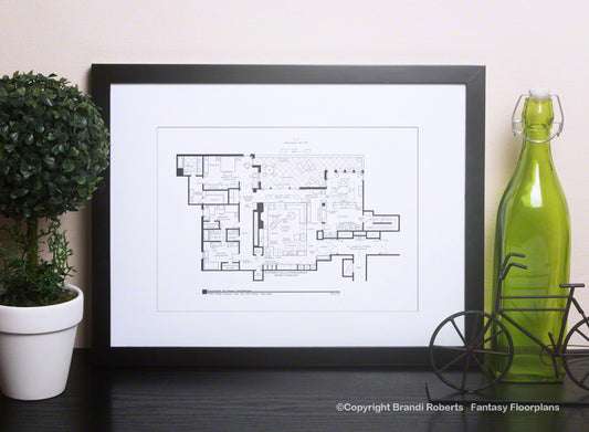 Don Draper Apartment Floor Plan (With Megan)