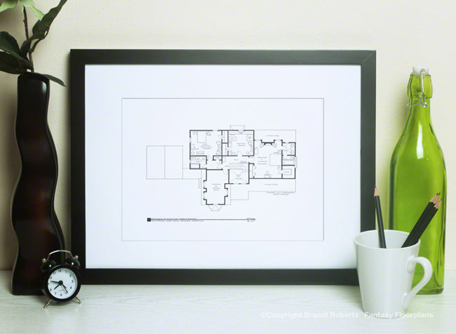 Bewitched House Floor Plan: 2nd Floor