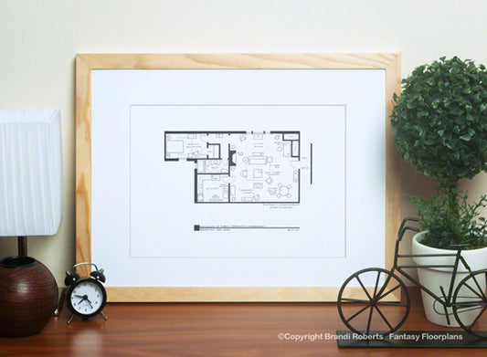 How I Met Your Mother Floor Plan: Robin's Apartment image