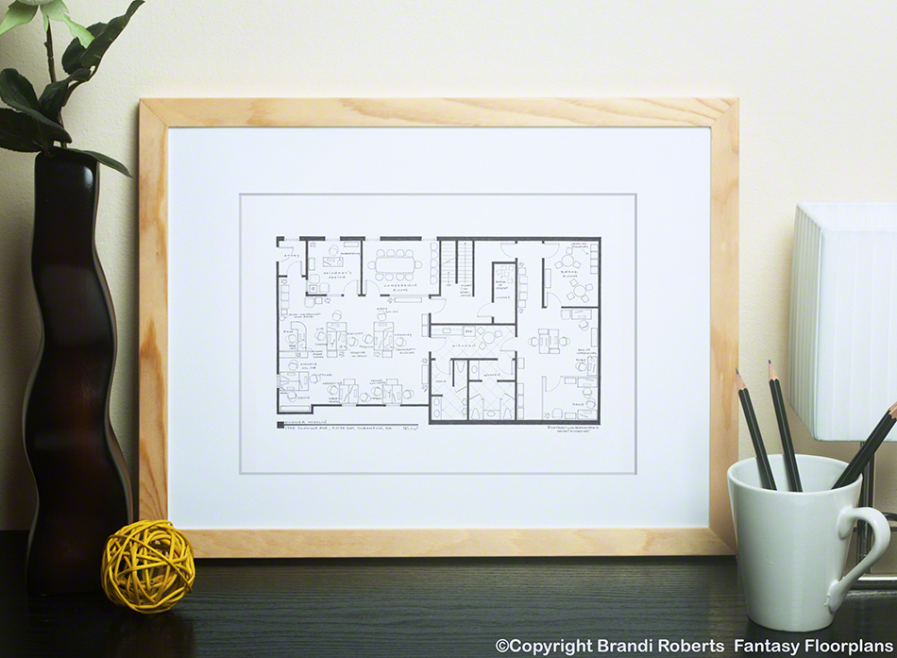 The Office Dunder Mifflin Floor Plan