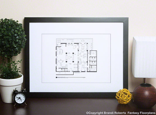 Rick Castle Apartment floor plan