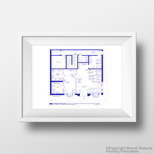 The Andy Griffith Show Floor Plan: Mayberry Courthouse