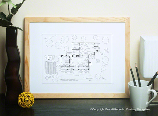 The Waltons House Floor Plan (1st Floor)
