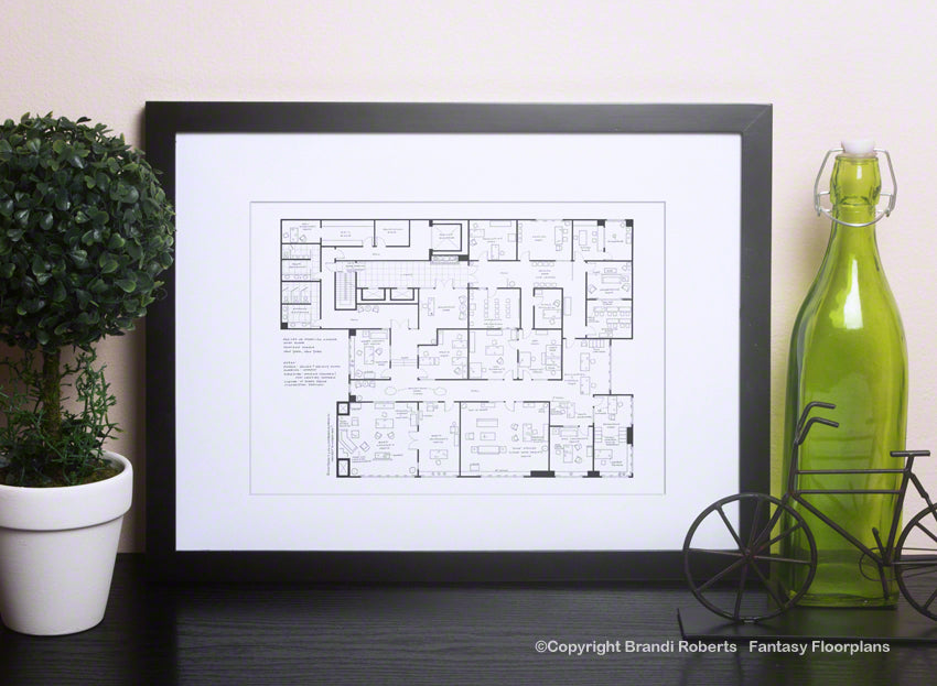 Mad Men Office Floor Plan: 22nd Floor