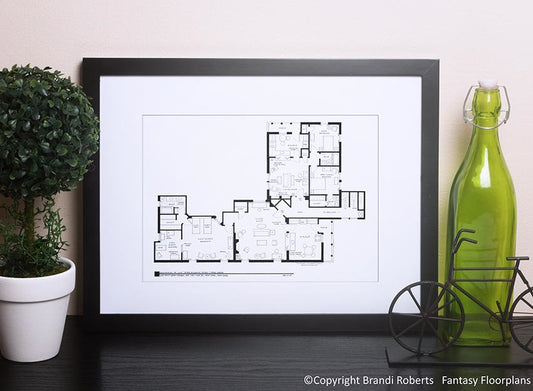 Lucy, Ricky, Fred, Ethel Apartment Floor Plan