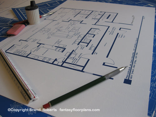 Don Draper Apartment Floor Plan (Bachelor)