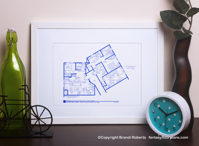 Seinfeld Apartment Floor Plan