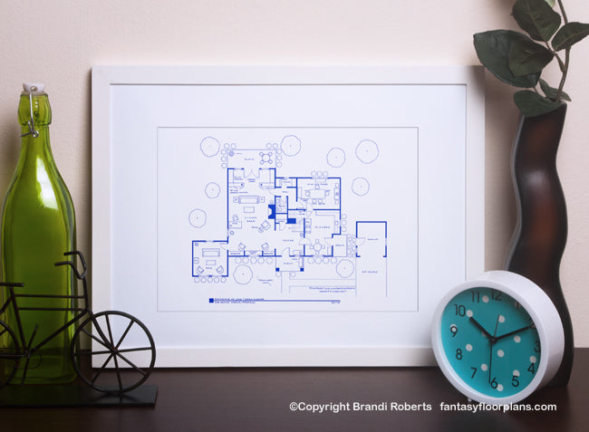 Leave It to Beaver: Cleaver House Floor Plan (1st Floor) image