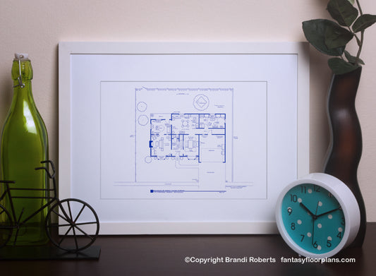 The Simpsons House Layout: 1st Floor