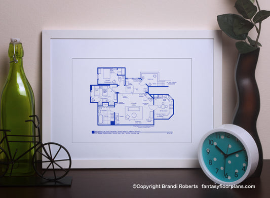 Three's Company Apartment Floor Plan image